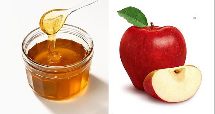 Mặt nạ từ táo và mật ong